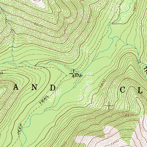 Topographic Map of Kip Creek, MT