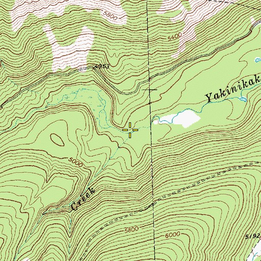 Topographic Map of Kootah Creek, MT