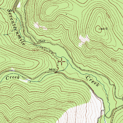 Topographic Map of Lost Fork Creek, MT
