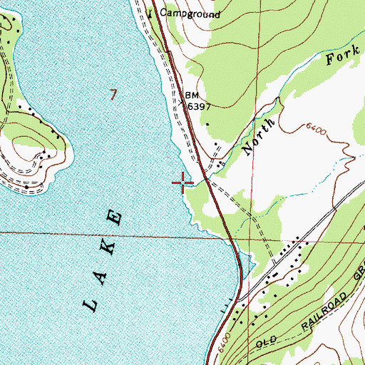 Topographic Map of North Fork Flint Creek, MT