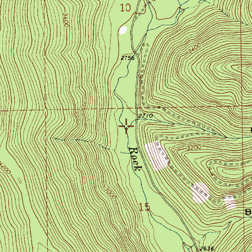 Topographic Map of Orr Creek, MT