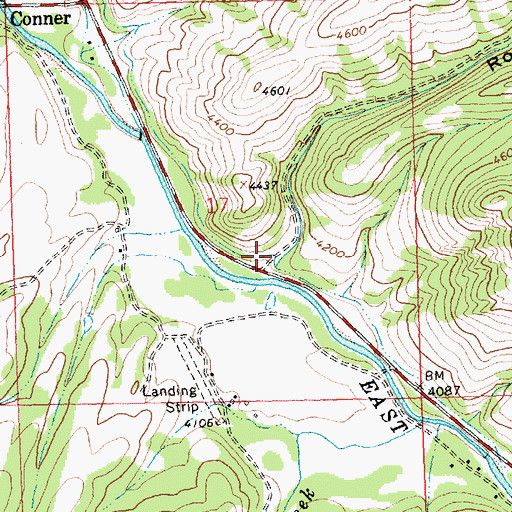 Topographic Map of Robbins Gulch, MT