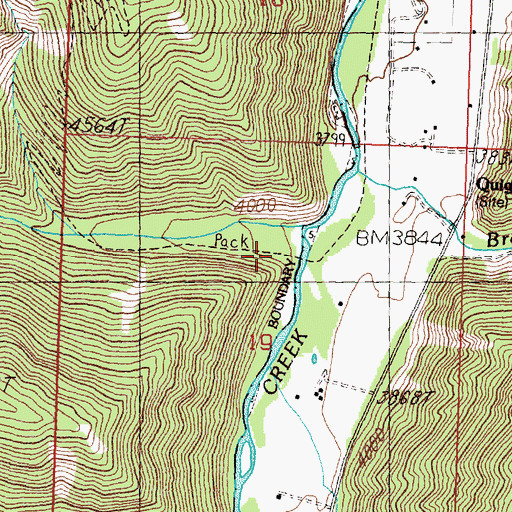Topographic Map of Sawmill Gulch, MT