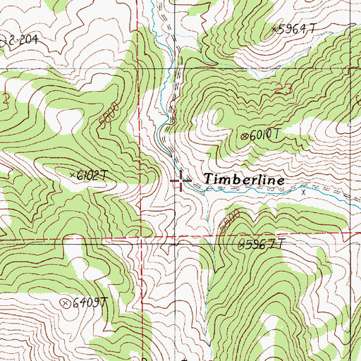 Topographic Map of Stinking Water Mine, MT