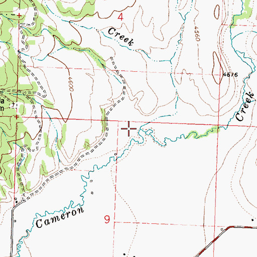 Topographic Map of Sula Creek, MT