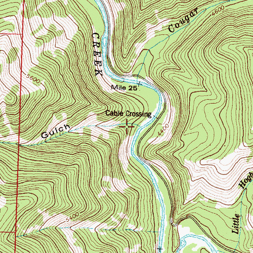 Topographic Map of Tekoa Gulch, MT