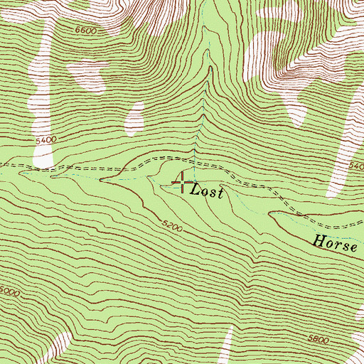 Topographic Map of Tenmile Creek, MT