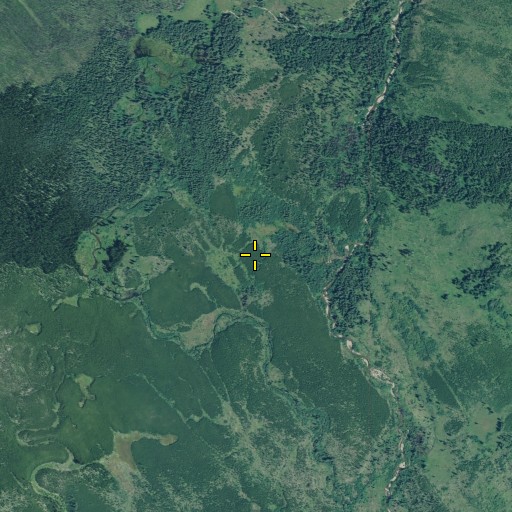 Aerial/Satellite Image of Tepee Flat, MT