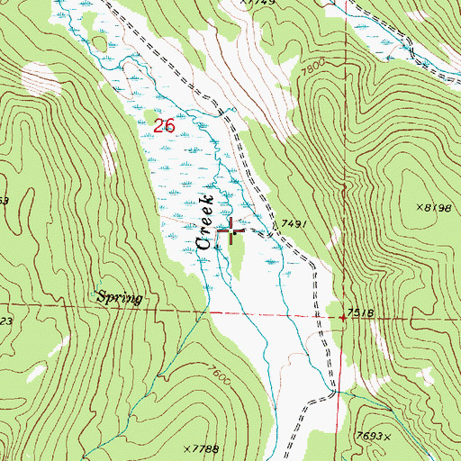 Topographic Map of Thayer Cabin, MT