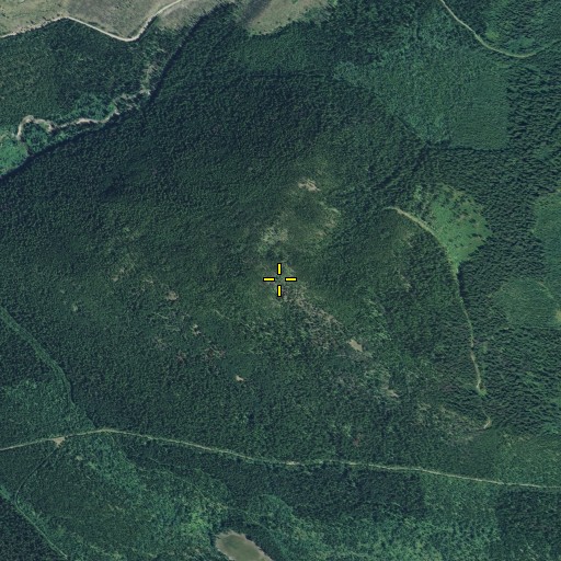 Aerial/Satellite Image of Whale Buttes, MT