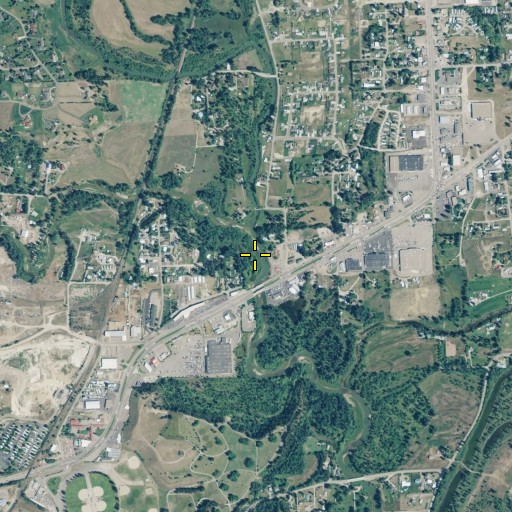 Aerial/Satellite Image of Whitefish River, MT