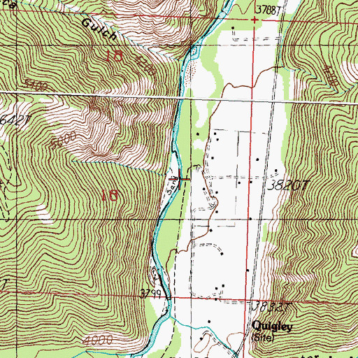 Topographic Map of Sawmill Sportsmans Access, MT
