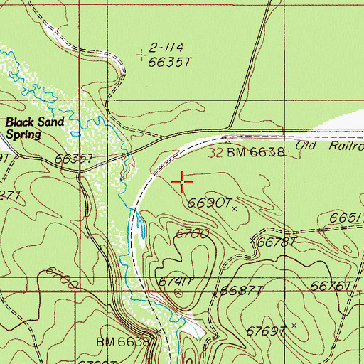 Topographic Map of Railroad Summer Home Area, MT
