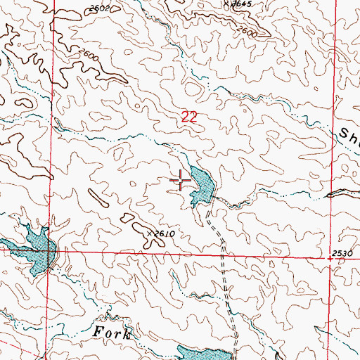 Topographic Map of Foulweather Dam, MT