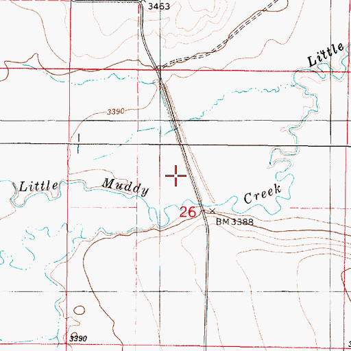 Topographic Map of Webb Number 1 Dam, MT
