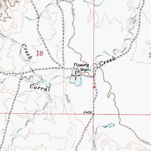 Topographic Map of Young Number 1 Dam, MT