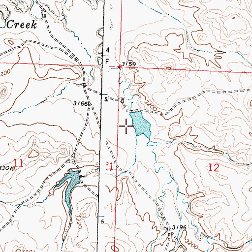 Topographic Map of Emma Number 1 Dam, MT