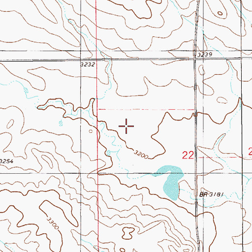 Topographic Map of Sikorsky and Sons Dam, MT