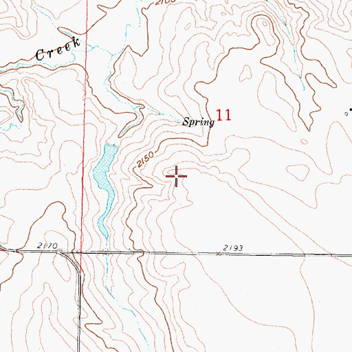 Topographic Map of Greenwood Number 2 Dam, MT
