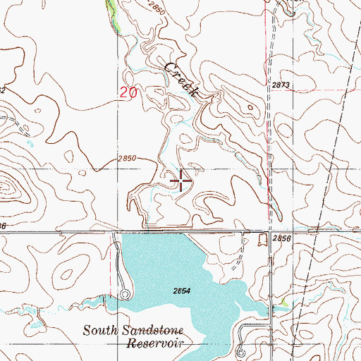 Topographic Map of R Maier Dam, MT