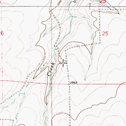 Topographic Map of Big Dumb Bunny Dam, MT