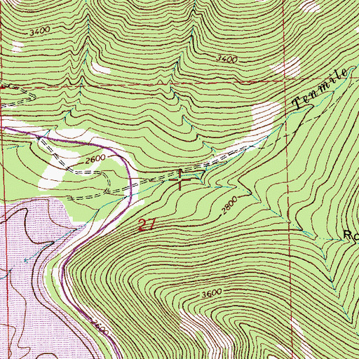 Topographic Map of Rocky Gulch, MT