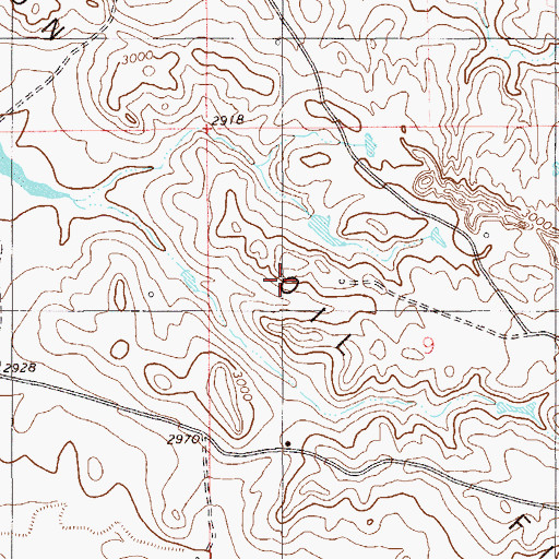 Topographic Map of Cupton Oil Field, MT