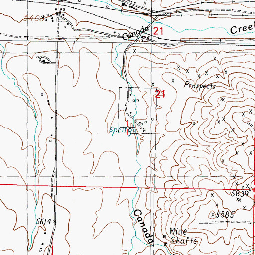 Topographic Map of Butte Gun Club, MT