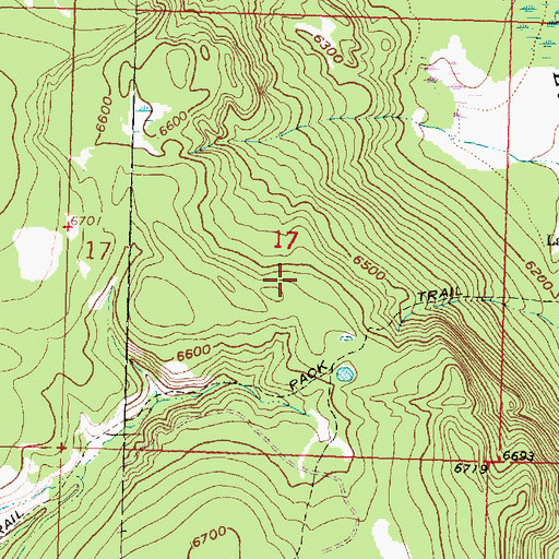 Topographic Map of Sundance Lodge, MT