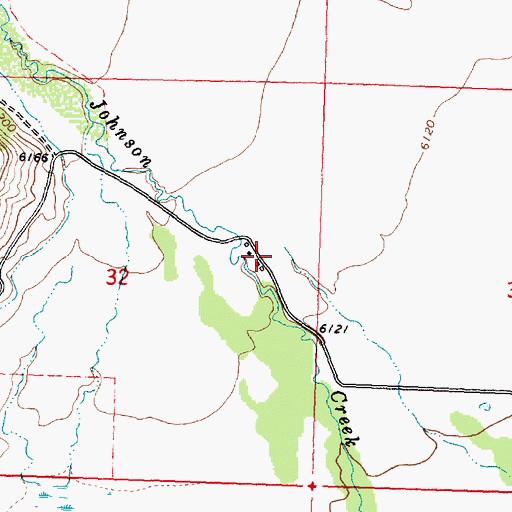 Topographic Map of Ray Bacon, MT
