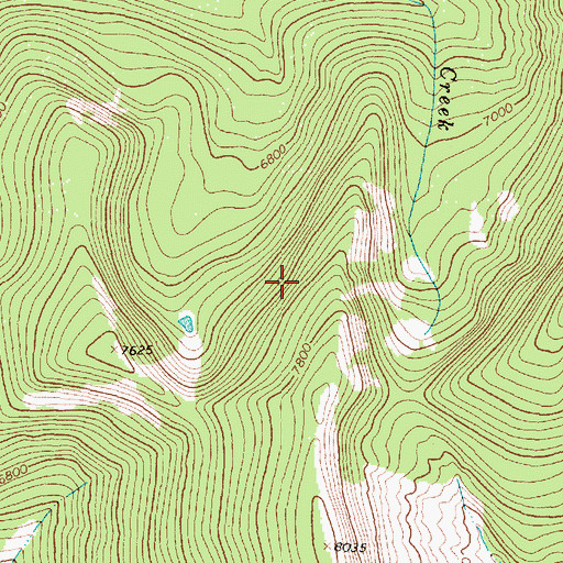 Topographic Map of SE Section 5 Mine, MT