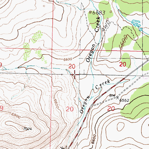 Topographic Map of Forest Rose Mine, MT
