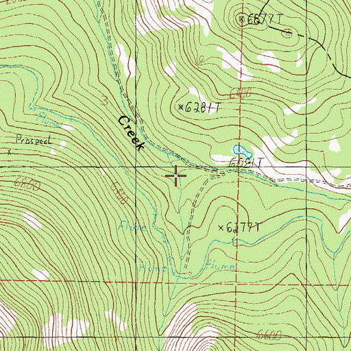 Topographic Map of SE SE Section 3, MT