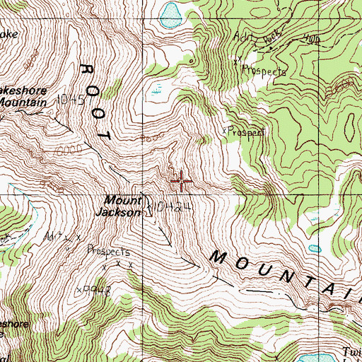 Topographic Map of NW NE Section 9 Mine, MT