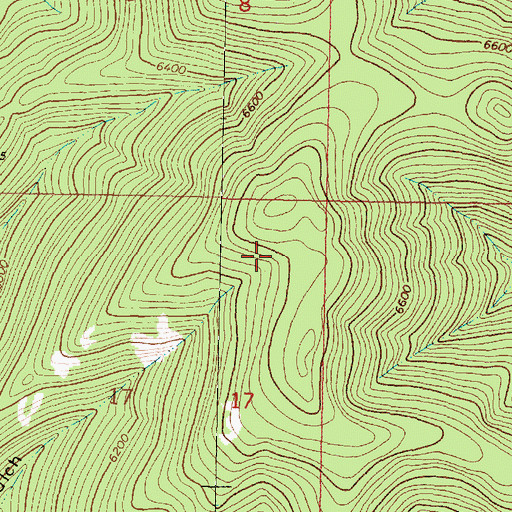 Topographic Map of NW NE Section 32 Mine, MT