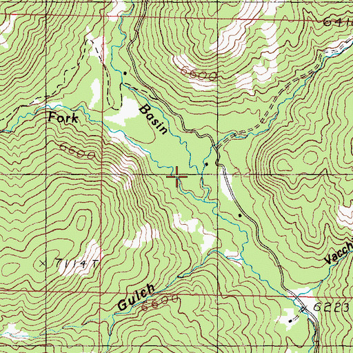 Topographic Map of Klies Air Strip, MT