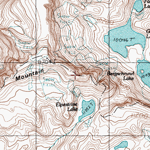 Topographic Map of Summit Mountain, MT