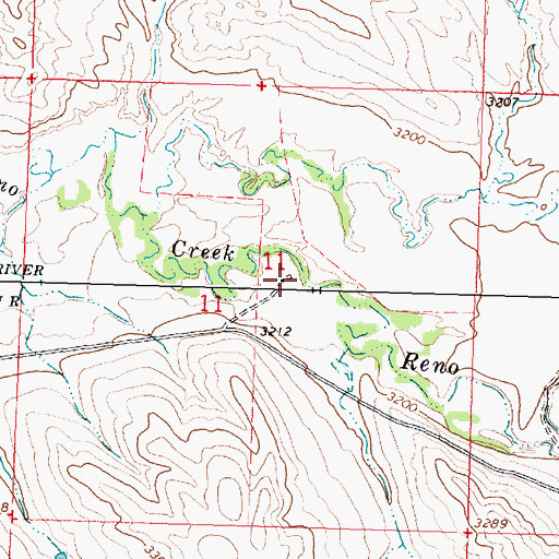 Topographic Map of 04S3511ACCD01_ Well, MT