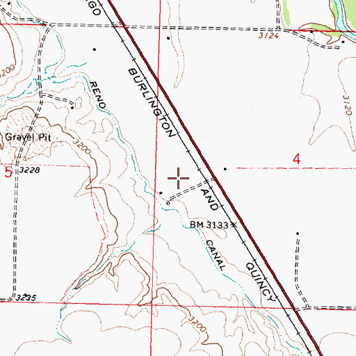 Topographic Map of 04S35E04BC__01 Well, MT