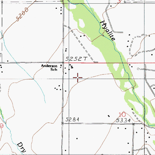 Topographic Map of 03S05E10BB__01 Well, MT