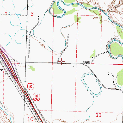 Topographic Map of 02S34E02CC__01 Well, MT