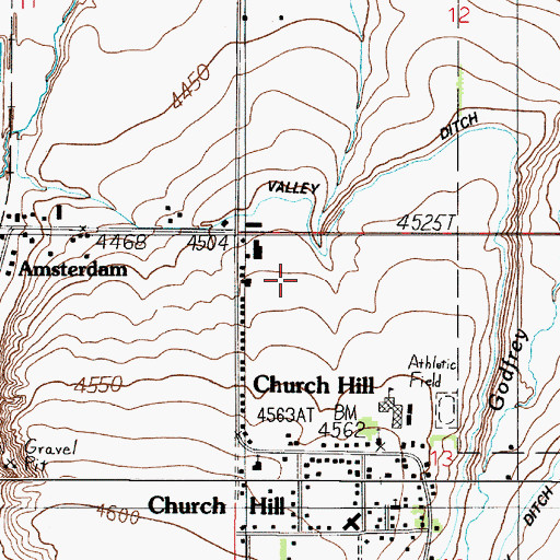 Topographic Map of 01S03E13BB__01 Well, MT