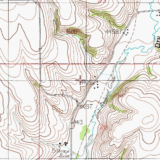 Topographic Map of 02N04E26BA__01 Well, MT