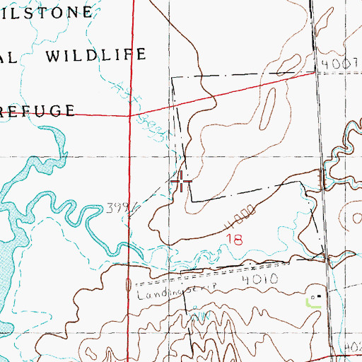 Topographic Map of 03N21E18DDAC01 Well, MT