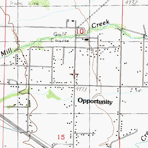 Topographic Map of 04N10W10DC__02 Well, MT