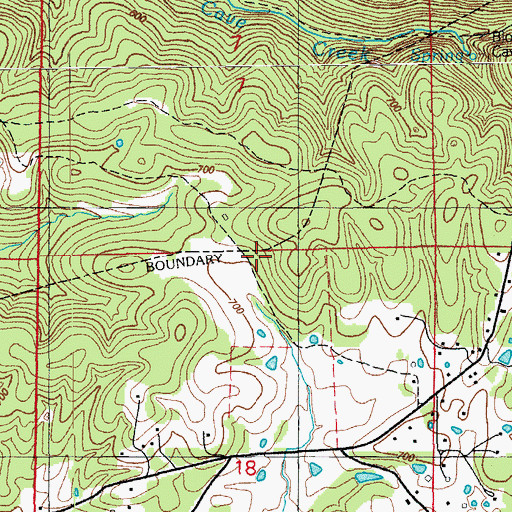 Topographic Map of Hightower Prospect, AR