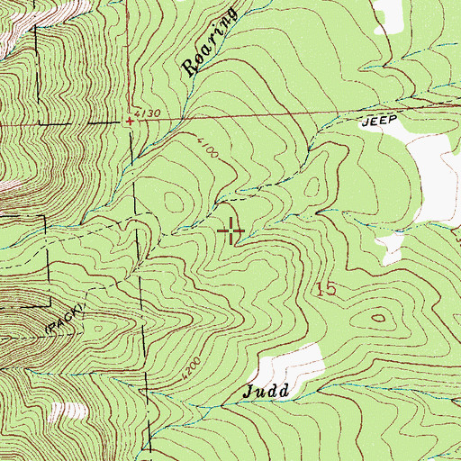 Topographic Map of 05N21W15BDB_01 Well, MT