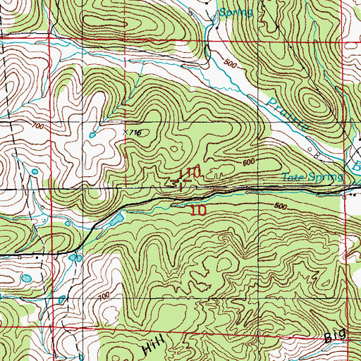 Topographic Map of Kimmer Mine, AR