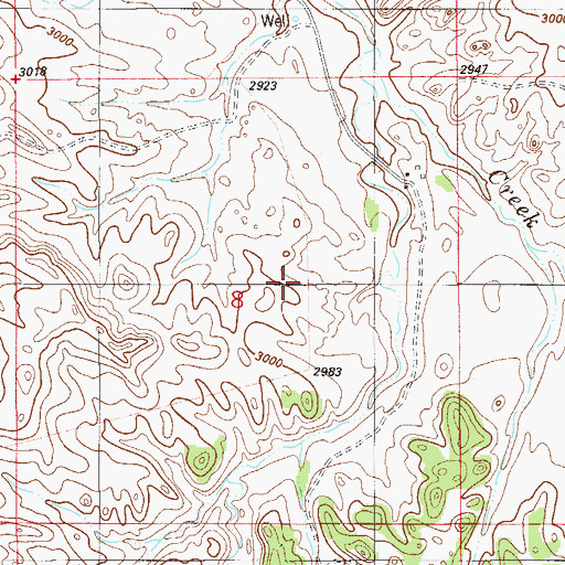 Topographic Map of 06N57E08ACD_01 Well, MT