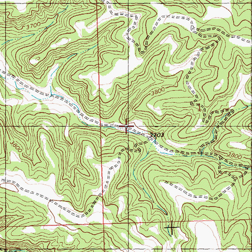 Topographic Map of 06N25E01CBAB01 Well, MT